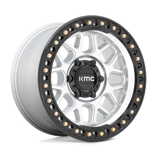 statusfalgar-9037-2 KMC KM549 GRS MACHINED W/ SATIN BLACK LIP 9x17 6x139.7 ET-12 CB106.1 Must - Pilt 1