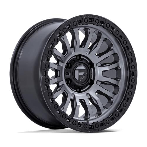 statusfalgar-9068-1 FUEL 1PC FC857 RINCON MATTE GUNMETAL W/ M-BLACK LIP 9x20 8x180 ET20 CB124.2 Must - Pilt 1