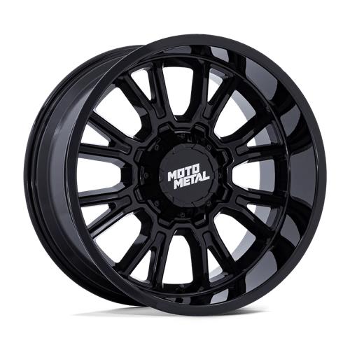 statusfalgar-9081-6 MOTO METAL MO810 LEGACY GLOSS BLACK 9x18 8x180 ET20 CB124.2 Must - Pilt 1