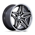 ASANTI BLACK ABL-46 DUKE GLOSS BLACK MACHINED 10.5x20 5x120 ET18 CB74.1 Must