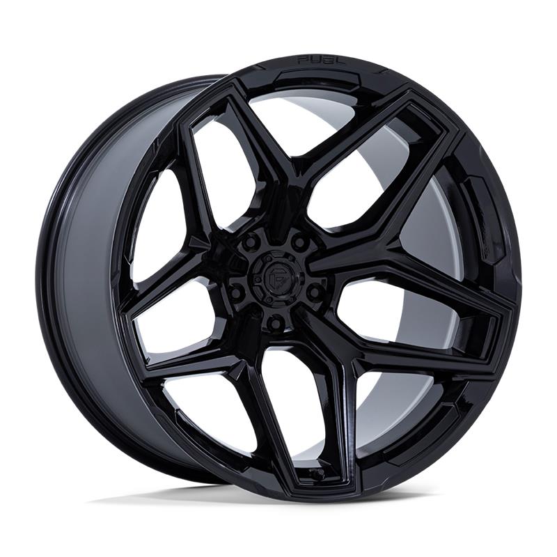 statusfalgar-9482-13 FUEL 1PC FLUX GLOSS BLACK 9x20 8x170 ET1 CB125.1 Must - Pilt 1