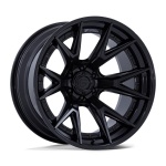 FUEL 1PC FC402 CATALYST MATTE BLACK W/ GLOSS BLACK LIP 10x20 8x180 ET-18 CB124.2 Must