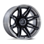 FUEL 1PC FC401 BRAWL GLOSS BLACK BRUSHED DARK TINT 10x22 6x135 ET-18 CB87.1 Must