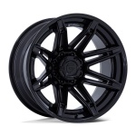 FUEL 1PC FC401 BRAWL MATTE BLACK W/ GLOSS BLACK LIP 12x24 8x170 ET-44 CB125.1 Must