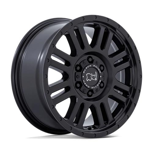 statusfalgar-9543-1 BLACK RHINO YELLOWSTONE MATTE BLACK 8x17 6x130 ET38 CB84.1 Must - Pilt 1