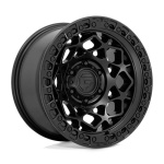 FUEL 1PC D786 UNIT MATTE BLACK W/ MATTE BLACK RING 9x17 5x127 ET-12 CB71.5 Must