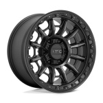 KMC KM547 CARNAGE SATIN BLACK W/ GRAY TINT 9x17 5x127 ET0 CB71.5 Must
