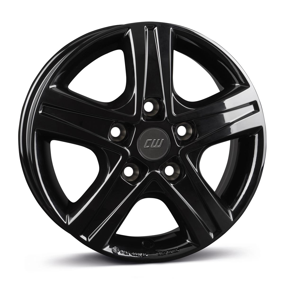 latakko-10734 Borbet CWD 6.5x16 5x114.3 ET46 CB67.1 black glossy - Pilt 1