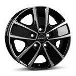 Borbet CWG 6x16 5x130 ET68 CB78.1 Black Polished