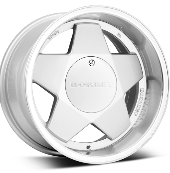 latakko-11233-2 Borbet A 9x16 5x112 ET15 CB66.6 Silver Polished - Pilt 1