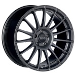 OZ Racing Superturismo LM 7.5x17 4x100 ET35 CB68.1 Matt Graphite Silver Lettering