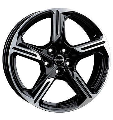 latakko-11762-3 Borbet XE1 7.5x18 5x108 ET50 CB63.4 black polished glossy - Pilt 1