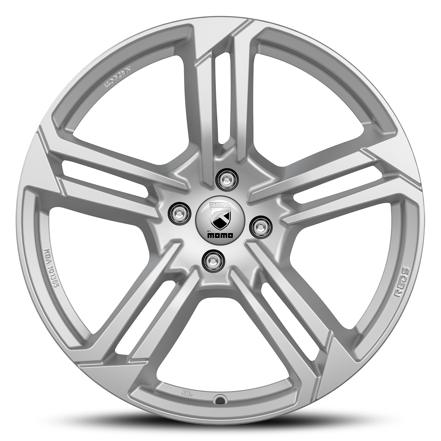 latakko-11829-1 Reds Twist Glossy Silver 4H 6.5x16 4x108 ET32 CB65.1 - Pilt 1