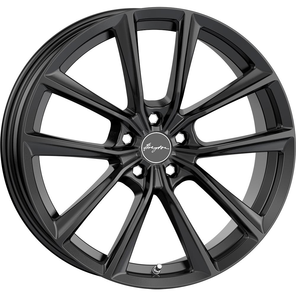 latakko-3362-4 Breyton BR-I 9.5x20 5x112 ET43 CB66.6 Matt Black - Pilt 1