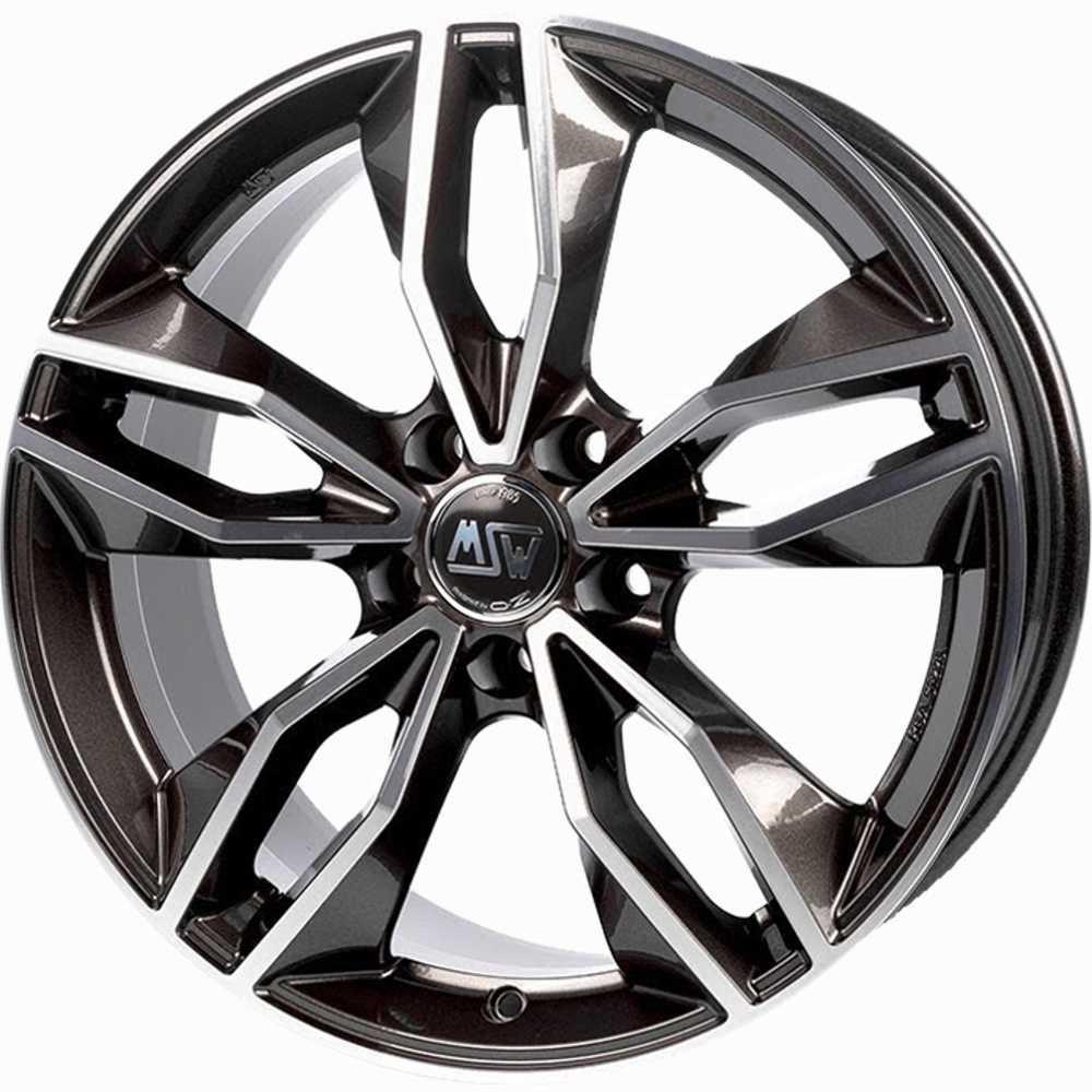 latakko-4283 MSW 71 7.5x17 5x112 ET45 CB57.1 Gloss Dark Grey Full Polished - Pilt 1