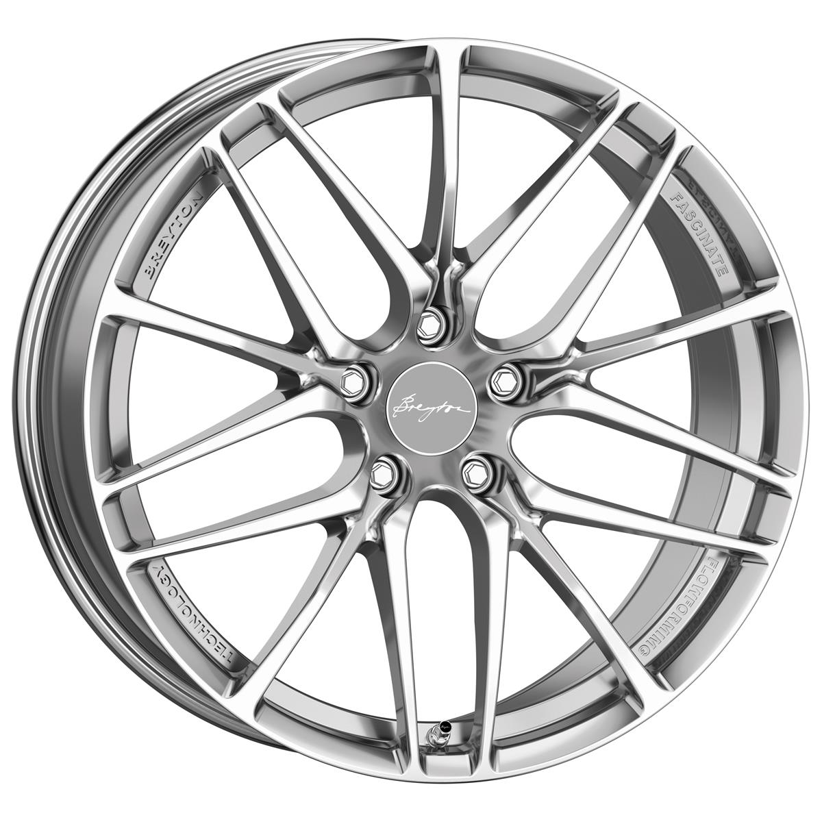 latakko-5139 Breyton Fascinate 8.5x19 5x112 ET30 CB66.6 Hyper Silver - Pilt 1