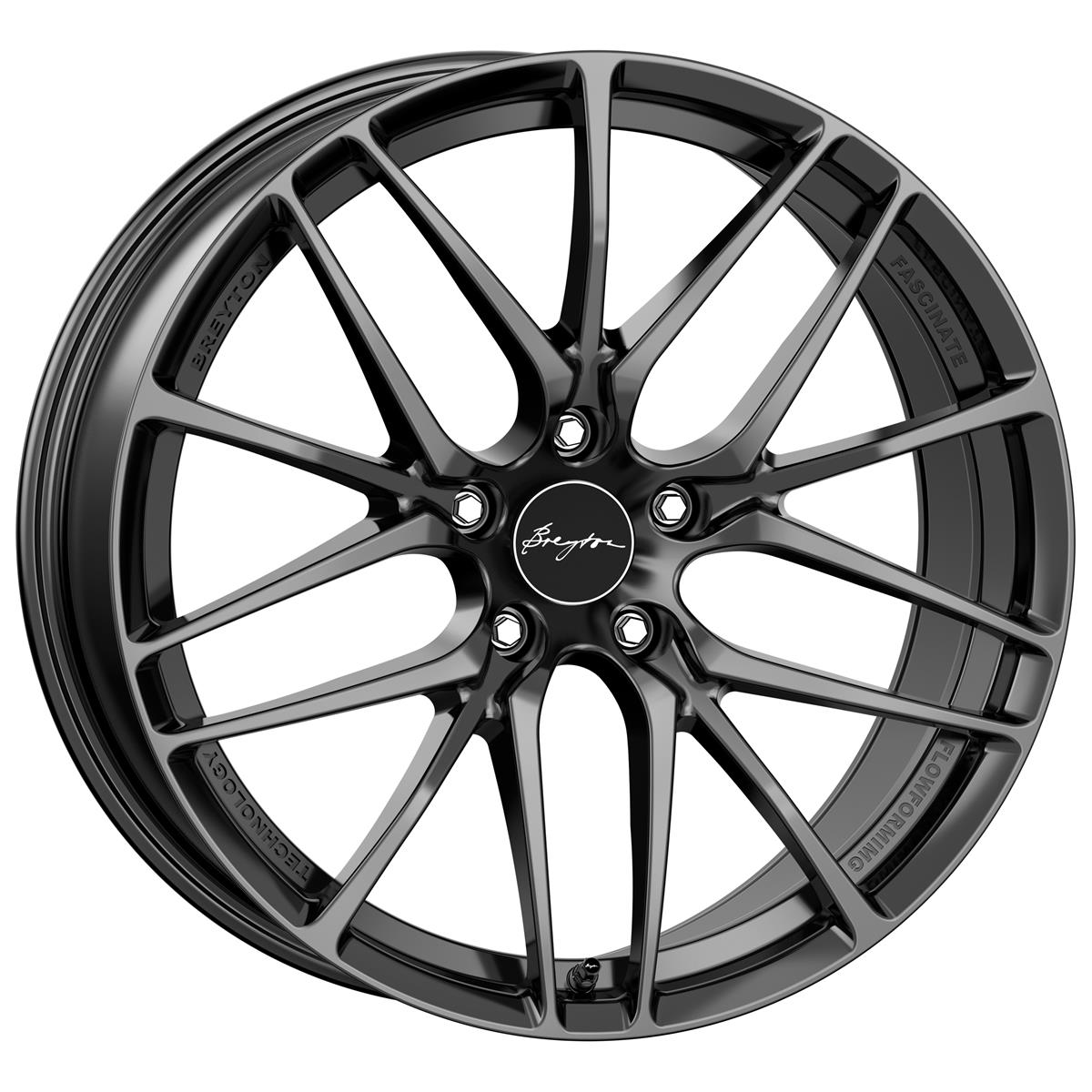latakko-5141 Breyton Fascinate 8.5x20 5x112 ET30 CB66.6 Matt Black - Pilt 1