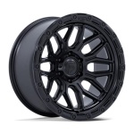 FUEL 1PC FC881 SURGE MATTE BLACK W/ GLOSS BLACK LIP 10x20 6x139.7 ET-18 CB106.1 Must