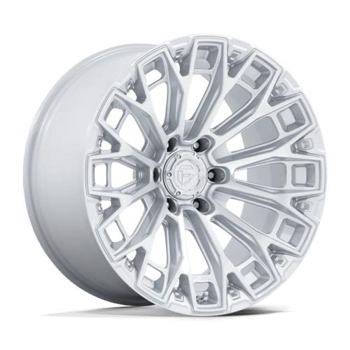 statusfalgar-12903-1 FUEL 1PC FC882 TRAX GLOSS SILVER W/ MACHINED FACE 9x20 6x135 ET1 CB87.1 Hall / Hõbedane - Pilt 1
