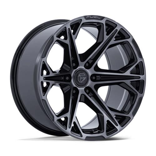 statusfalgar-14766 FUEL 1PC FC886 HAMMERHEAD GLOSS BLACK DARK TINTED CLEAR 9x20 6x139.7 ET1 CB106.1 Must - Pilt 1