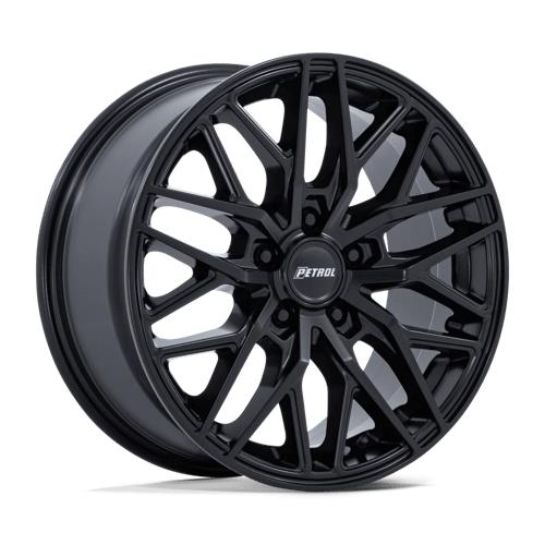 statusfalgar-14851-6 Petrol PE004 P3E MATTE BLACK 8x17 5x114.3 ET40 CB72.56 Must - Pilt 1
