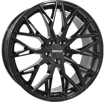statusfalgar-15555 MONACO WHEELS GP15 Gloss Black 8x20 5x130 ET39 - Pilt 1