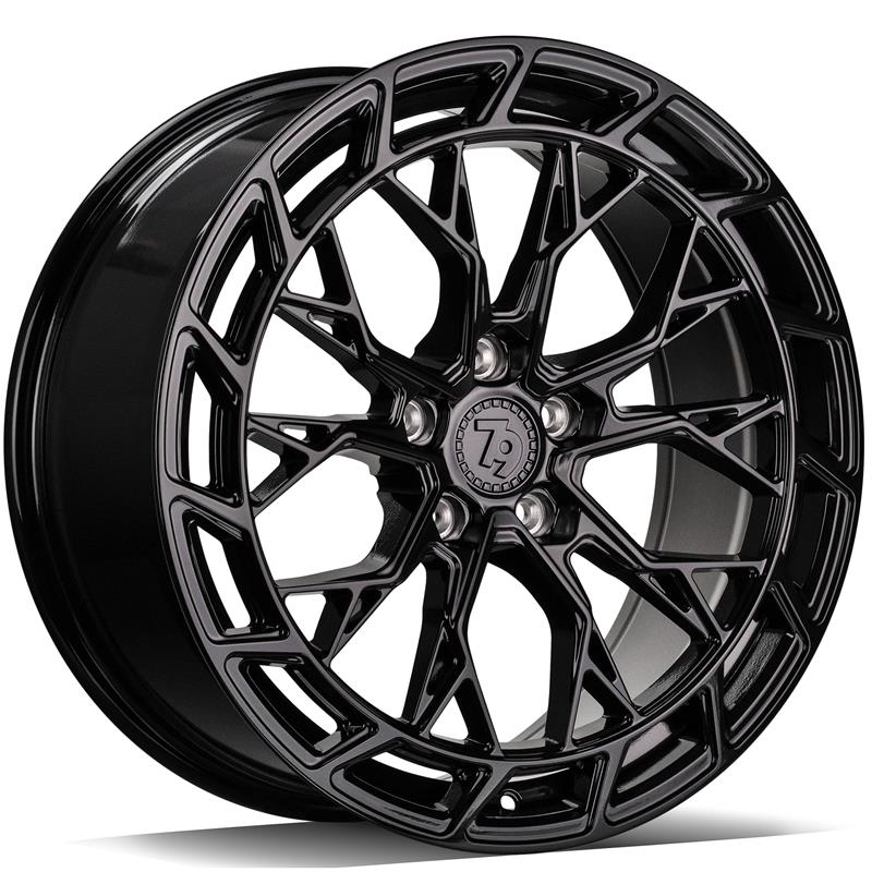 statusfalgar-15733 seventy9 SCF-Z Black Glossy 9x20 5x112 ET30 CB66.6 Must - Pilt 1