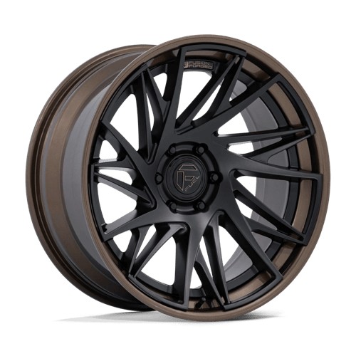 statusfalgar-16205 FUEL 1PC FC405 DYNAMO MATTE BLACK W/ GLOSS BRONZE LIP 9.5x22 6x135 ET20 CB87.1 Other - Image 1