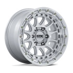KMC KM556 CRUX GLOSS SILVER W/ MACHINED FACE 9x18 6x139.7 ET0 CB106.1 Hall / Hõbedane
