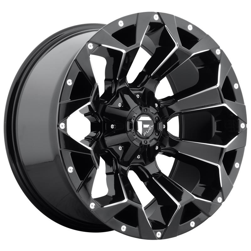 statusfalgar-3520-3 FUEL 1PC FC576 GLOSS BLACK MILLED 10x20 8x170 ET-18 CB125.1 Must - Image 1
