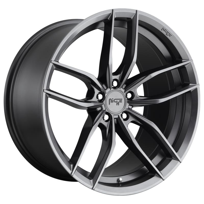statusfalgar-3682 NICHE 1PC NC204 MATTE ANTHRACITE 9x20 6x139.7 ET20 CB106.1 Hall / Hõbedane - Pilt 1