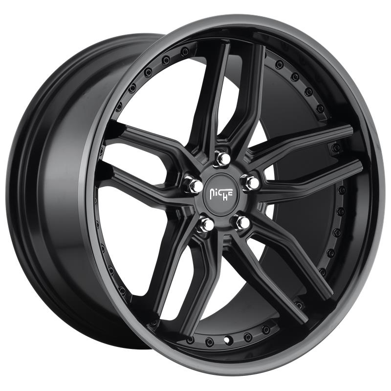 statusfalgar-3688 NICHE 1PC NC194 GLOSS BLACK MATTE BLACK 10x20 5x114.3 ET40 CB72.56 Must - Image 1