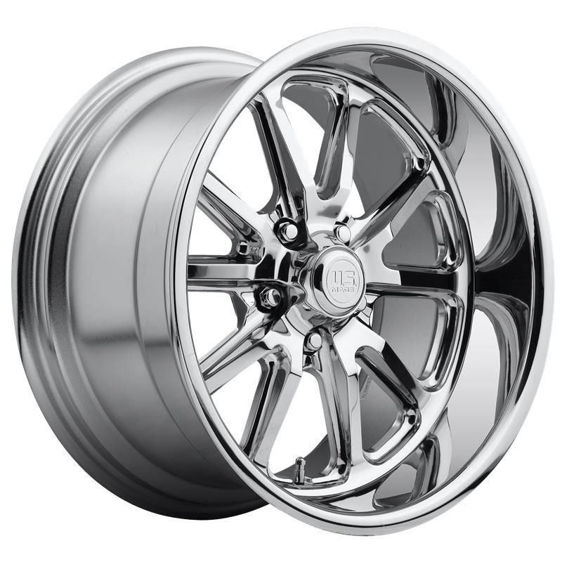 statusfalgar-5390 US MAG 1PC U110 RAMBLER CHROME PLATED 7x18 5x114.3 ET1 CB72.56 Kroom / Poleeritud - Pilt 1