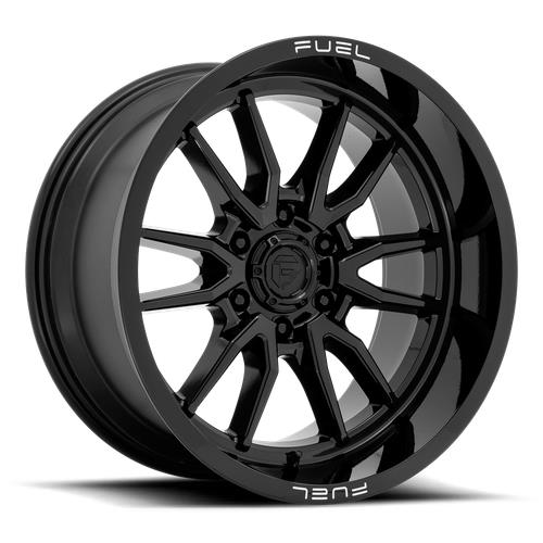 statusfalgar-6417-2 FUEL 1PC D760 CLASH GLOSS BLACK 9x18 6x139.7 ET1 CB106.1 Must - Pilt 1