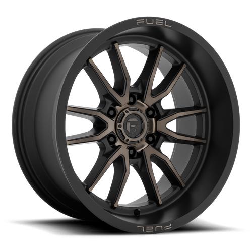 statusfalgar-6419 FUEL 1PC D762 CLASH MATTE BLACK DOUBLE DARK TINT 9x18 6x139.7 ET1 CB106.1 Must - Image 1