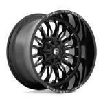 FUEL 1PC D795 ARC GLOSS BLACK MILLED 10x20 8x165.1 ET-18 CB125.1 Must