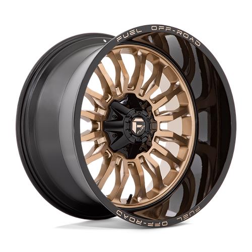 statusfalgar-7197-1 FUEL 1PC D797 ARC PLATINUM BRONZE W/ BLACK LIP 10x20 ET-18 CB106.1 Other - Pilt 1