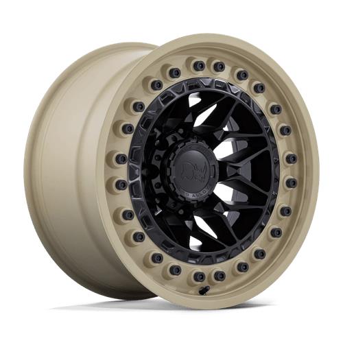 statusfalgar-9028-1 BLACK RHINO ALPHA MATTE BLACK W/ SAND LIP 9x17 6x139.7 ET0 CB106.1 Must - Pilt 1