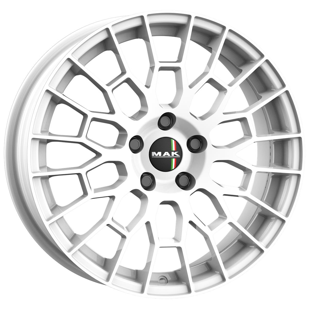 latakko-10247-1 MAK APX 7.5x18 5x100 ET46 CB72 Gloss White - Pilt 1